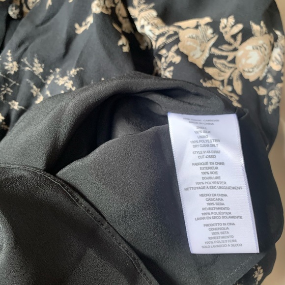 Joie silk large size tie waist dress - Picture 4 of 8